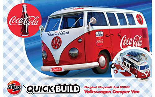 Airfix QUICKBUILD Coca-Cola VW Camper Van Model