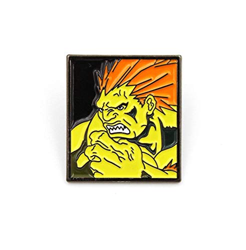 DTR Street Fighter Pin Badge Blanka Pins Brooches