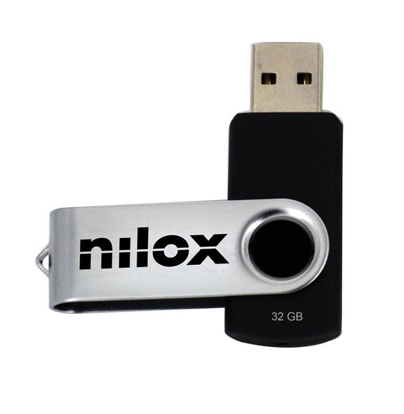 Nilox U3NIL32BL001 USB flash drive 32 GB Black, Silver