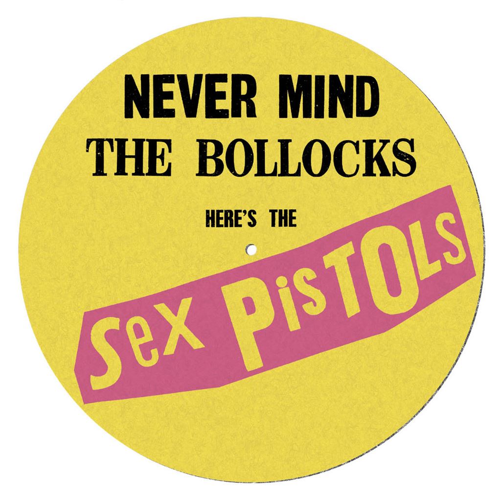 Sex Pistols Slip Mat for Mixing, DJ Scratching and Home Listening (Nevermind the Bollocks Design) - Official Merchandise