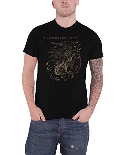 HARAKIRI FOR THE SKY - ARSON GOLD BLACK T-Shirt Large - ARSON GOLD