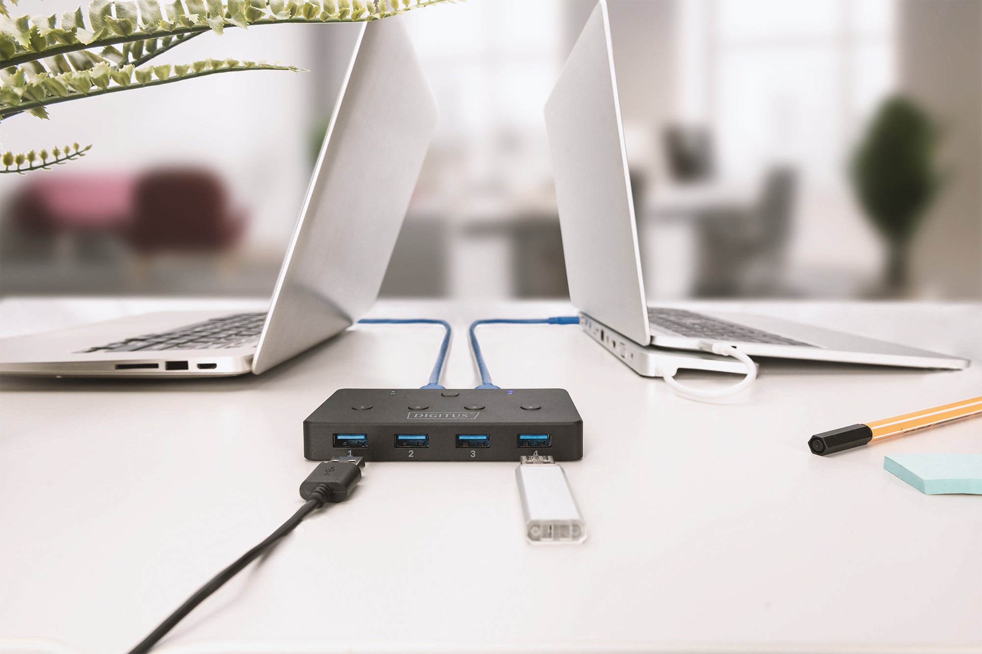 Digitus USB 3.0 Switch 4-in-2