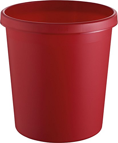 Helit Papierkorb 18l rot