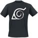 NARUTO SHIPPUDEN - T-Shirt KONOHA - Black (XXL)