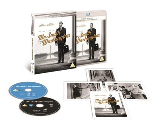 Mr Smith Goes To Washington Slipcased Edition Blu Ray / DVD / Art Cards / Digital Download / Region Free Blu Ray