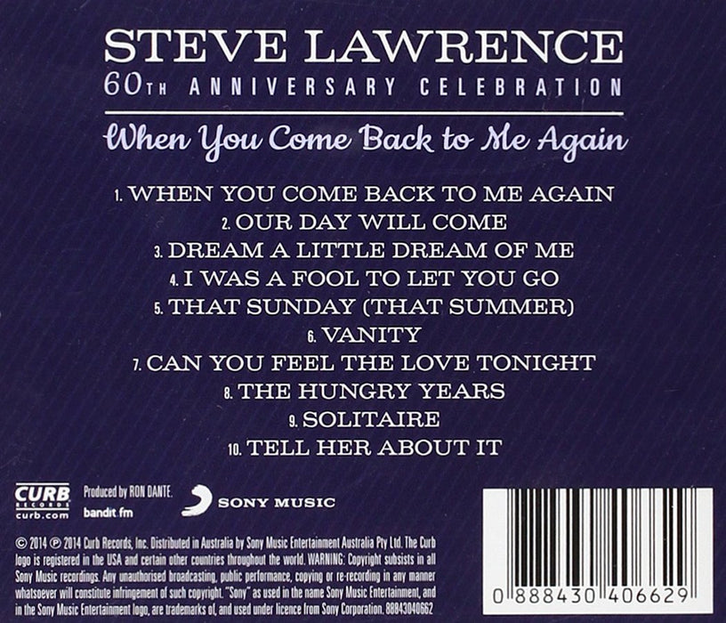 When You Come Back To Me Again: 60th Anniversary Celebration