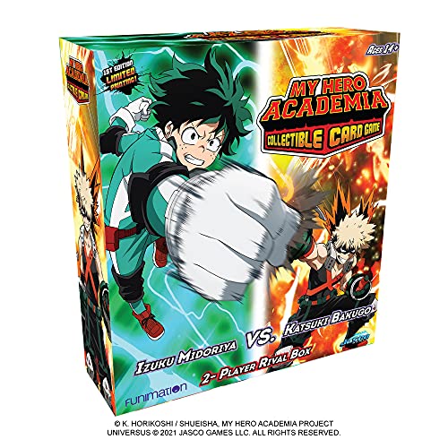 My Hero Academia Collectible Card Game - Izuku Midoriya vs. Katsuki Bakugo 2-Play Rival Decks