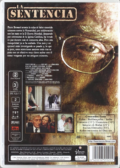 La Sentencia (Import Dvd) (2005) Michael Caine; Jeremy Northam; Tilda Swinton;