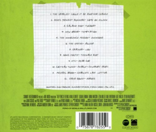 Perks Of Being A Wallflower Soundtrack.