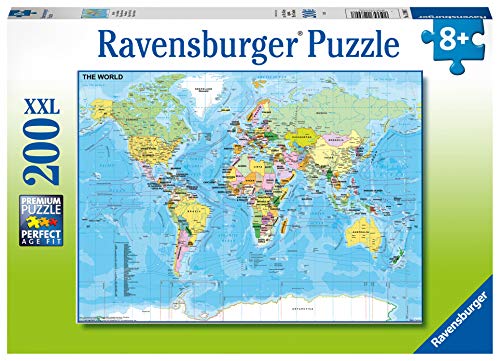 - Puzzel - Wereldkaart XXL (200St.) - PUZZLE