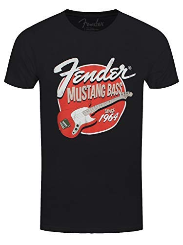 FENDER - MUSTANG BASS BLACK T-Shirt Small - MUSTANG BASS