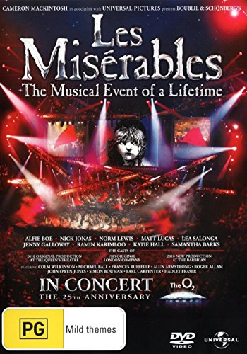 Les Miserables | 25th Anniversary Concert at the O2 | NON-USA Format | PAL | Region 4 Import - Australia