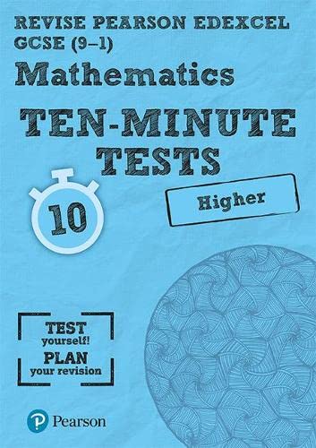 Revise Edexcel Gcse Maths Tenminute Test