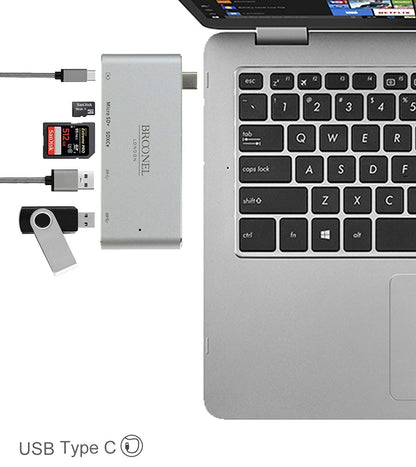 - Broonel Type C Adapter For Lenovo Thinkpad T490s 14"