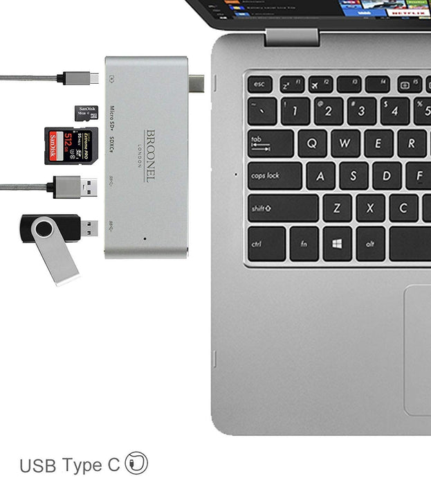 - Broonel Type C Adapter For Lenovo Thinkpad T490s 14"