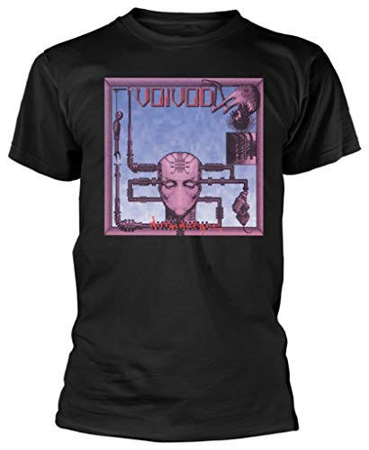 VOIVOD - NOTHINGFACE BLACK T-Shirt, Front & Back Print Medium - NOTHINGFACE