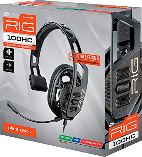 Plantronics Rig 100Hc Mono Wired Gaming Headset - Black (Multi)