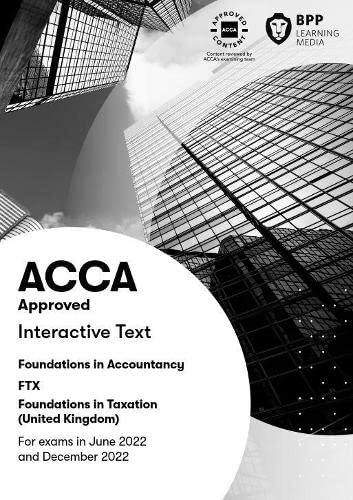 Fia Foundations In Taxation Ftx Fa2021