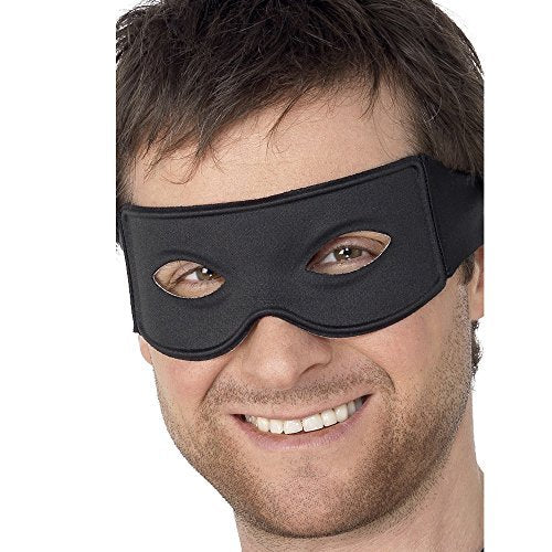 `Bandit Eyemask & Tie Scarf, Black`