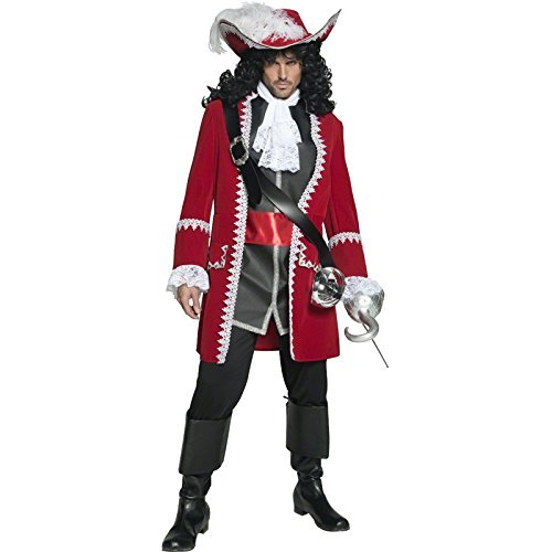 Authentic Pirate Captain Costume Men's Costumes