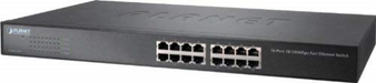 PLANET FNSW-1601 switch di rete No gestito Fast Ethernet (10/100) Nero 1U Unmanaged Fast Ethernet (10/100) Blue