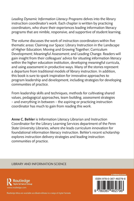 Leading Dynamic Information Literacy Programs