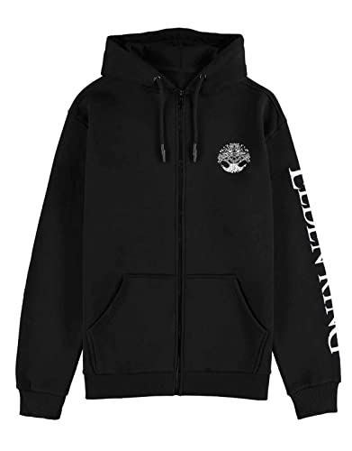 Elden Ring: Mens Zipper Hoodie Black (Felpa Con Cappuccio Unisex Tg. L) T-Shirt