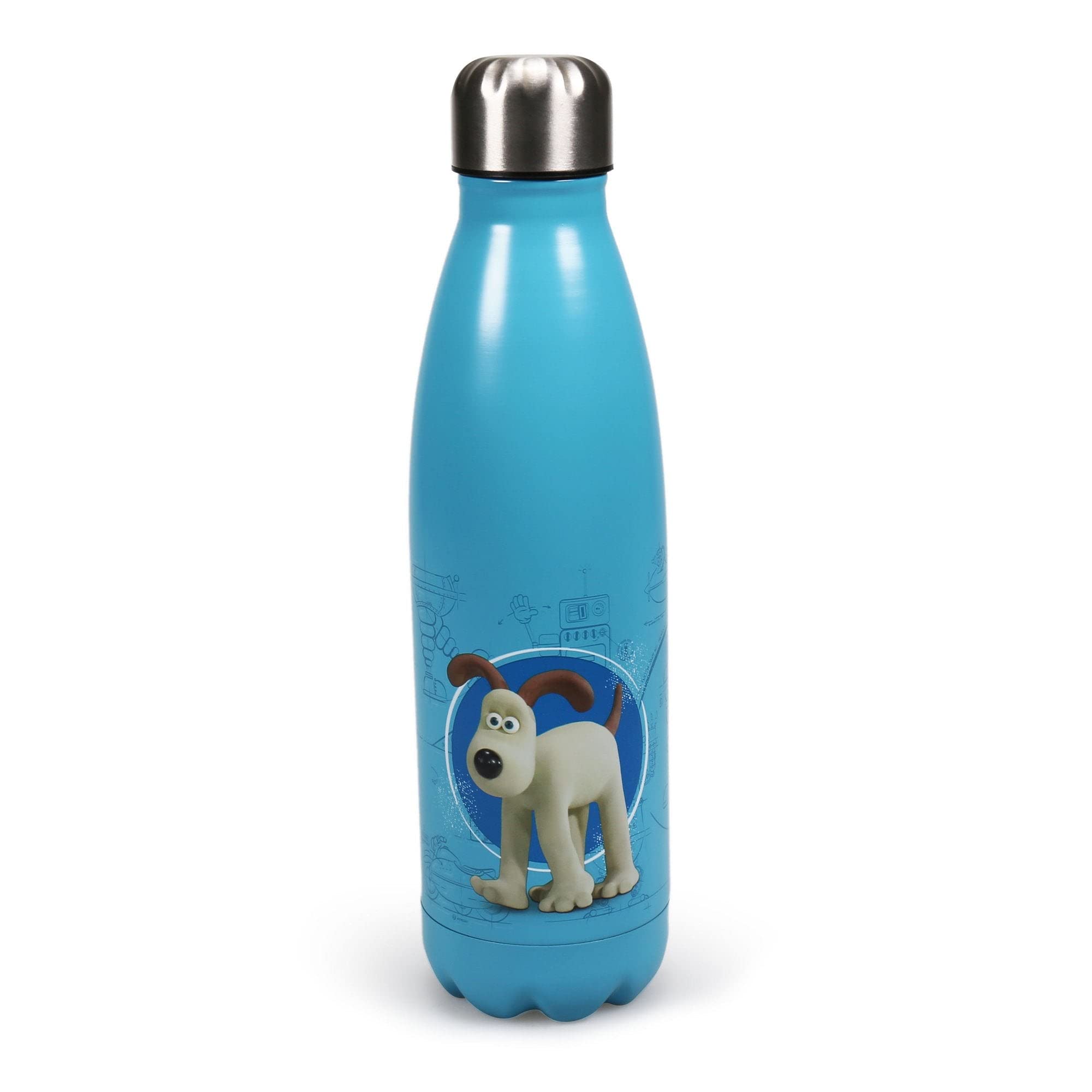 Wallace & Gromit: Half Moon Bay - Gromit (Water Bottle Metal / Bottiglia Metallica)