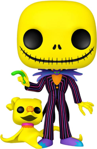 Funko Pop! Jumbo: The Nightmare Before Christmas - Jack and Zero (Blacklight)