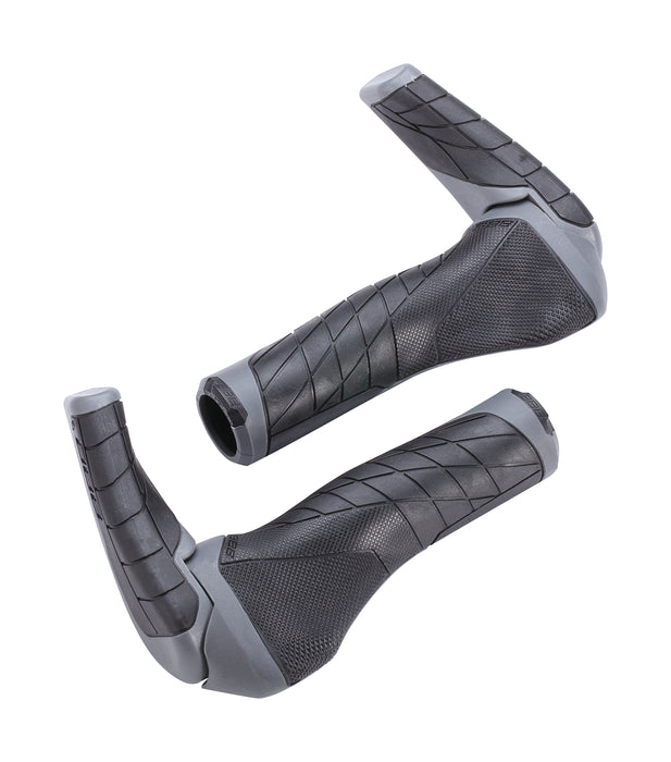 BBB BHG-87 -Grips & Bar-Ends (Black & Grey, 133mm)