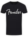 FENDER - CLASSIC LOGO BLACK T-Shirt Small - CLASSIC LOGO
