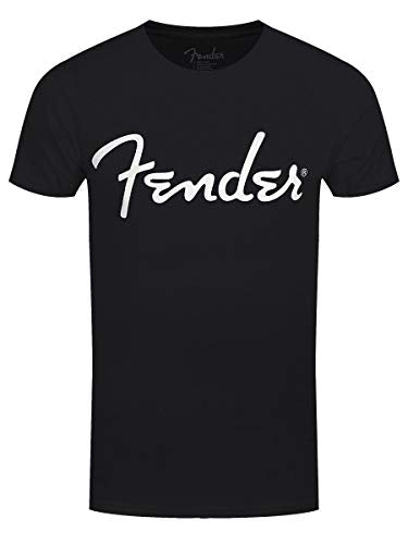 FENDER - CLASSIC LOGO BLACK T-Shirt Medium - CLASSIC LOGO
