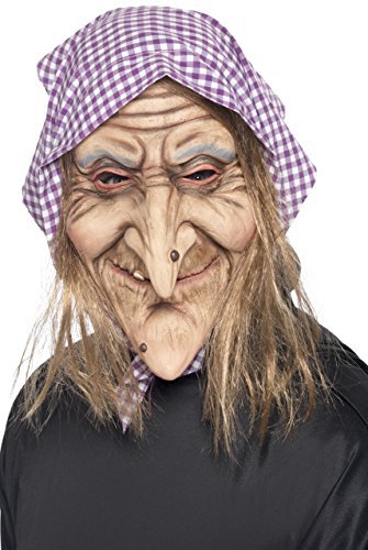 Smiffys Old Witch Mask, Natural