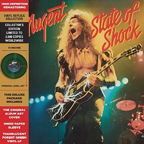 `Ted Nugent - State Of Shock [LP] (150 Gram, Clear Forest Green Vinyl, limited)`
