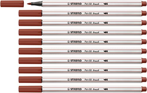 Cf10 Stabilo Pen 68 Brush Sienna