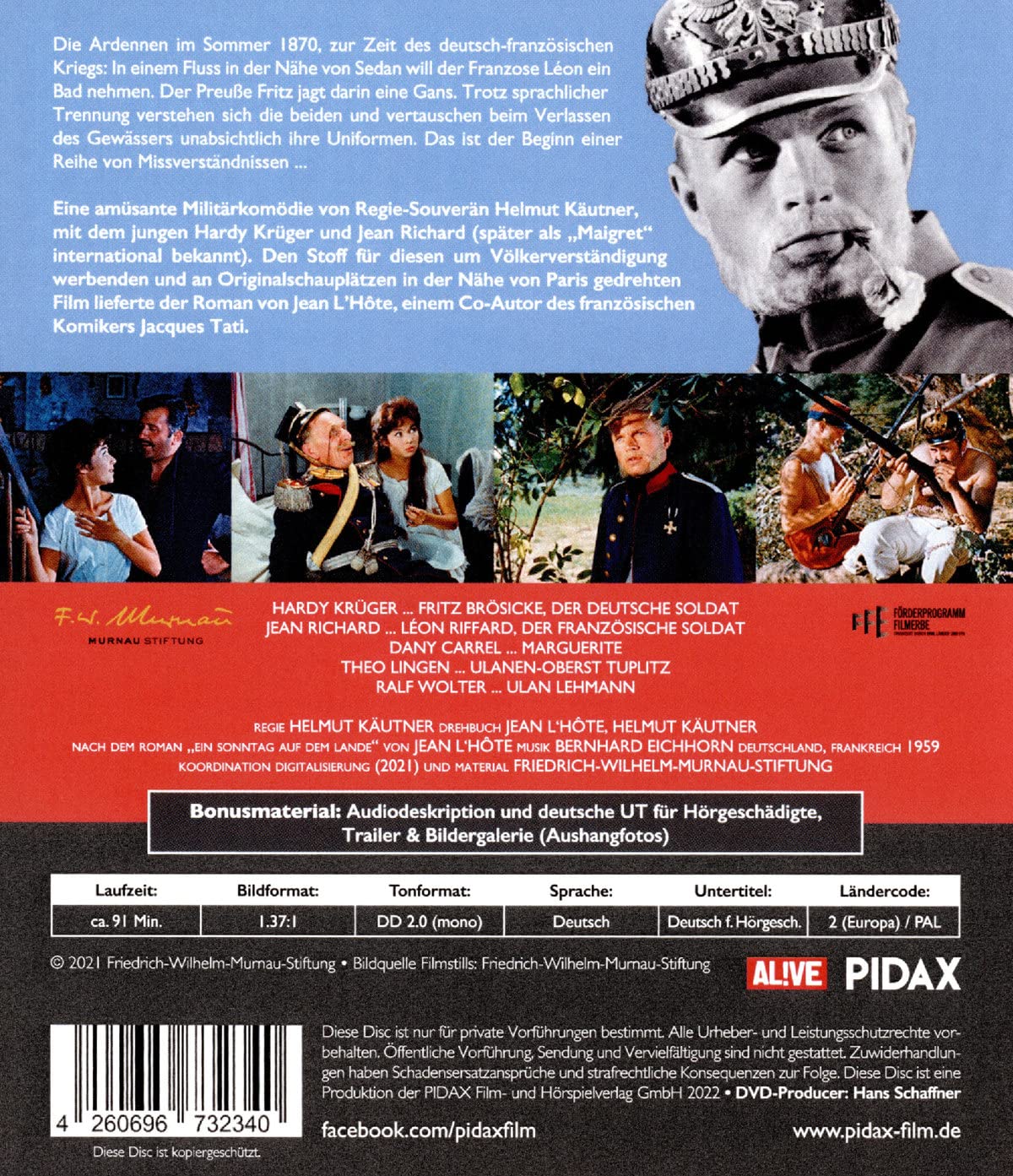 Die Gans von Sedan / Mit dem Prädikat WERTVOLL ausgezeichnete und starbesetzte Kult-Militärkomödie (Pidax Film-Klassiker)