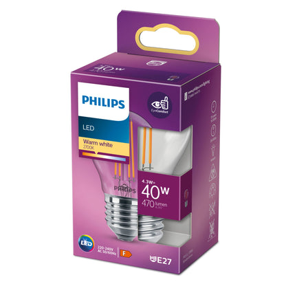 Sfera Fil. E27 40W Cld