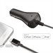 Car Charger Lightning 1A Black Mfi