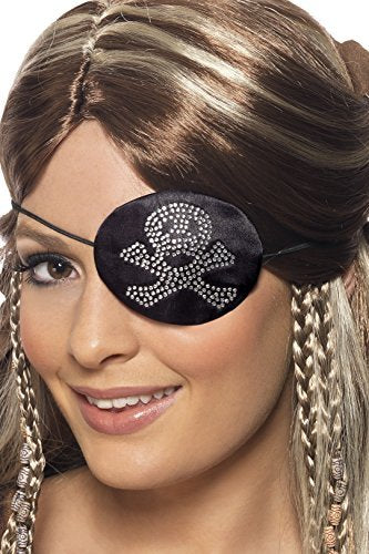 Smiffys Pirates Eyepatch, Black