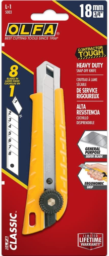 Cutter Olfa Bloccalama Vite 18 Mm
