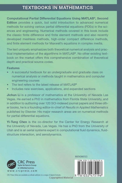 Computational Partial Differential Equations Using MATLAB®