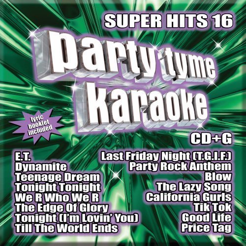 Party Tyme Karaoke - Super Hits 16 (16-song CD+G) by Sybersound (2011-08-29)