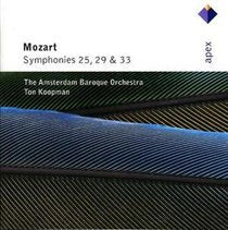 Symphonies 25, 29 and 33 (Koopman, Amsterdam Baroque Orch.)