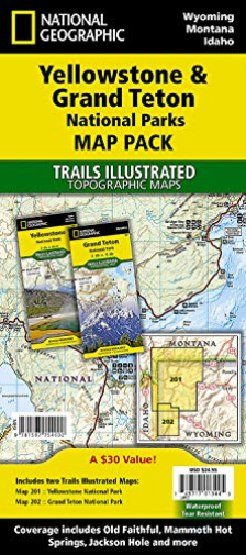 National Geographic Trails Illustrated Map Yellows