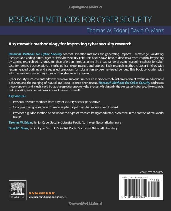 Research Methods for Cyber Security