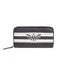 Nintendo Legend Of Zelda Hyrule Royal Crest With Stripe Pattern All-Round Zipper Purse Wallet, Female, Black/White (Gw01