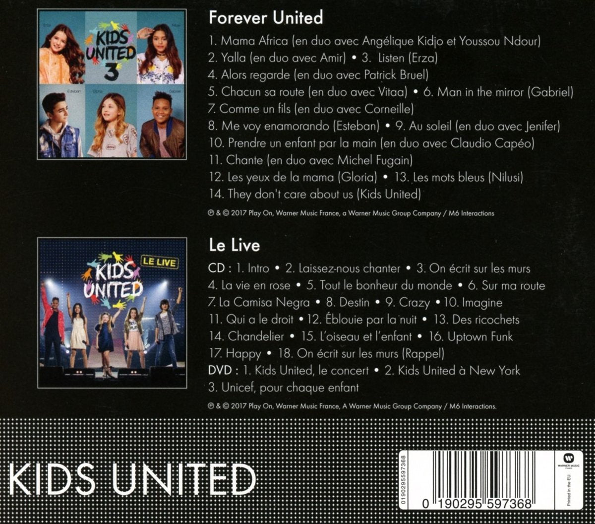 Coffret Forever United & le Live