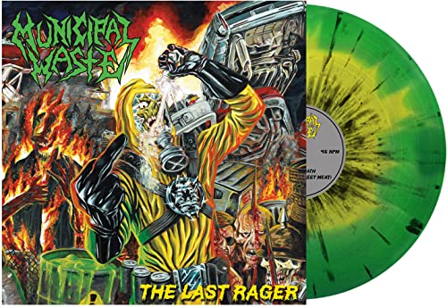 Last Rager Yellow & Green Swirl Black