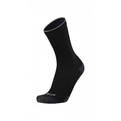 M2O Merino Crew Compression Sock Black/Grey M