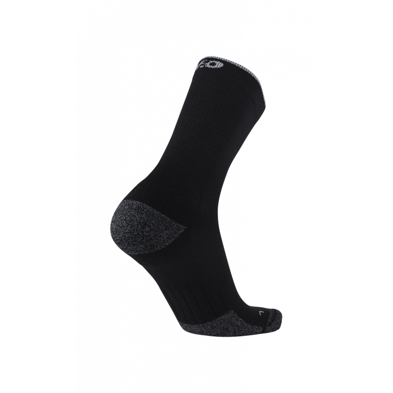 M2O Merino Crew Compression Sock Black/Grey M